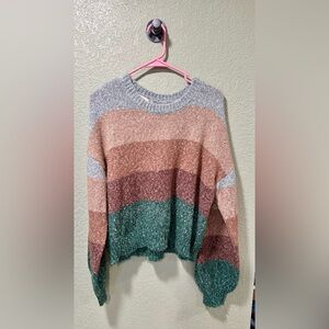 Saltwater LUXE Multicolor Striped Sweater